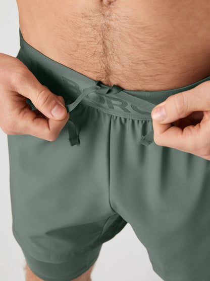 Bjorn Borg Ανδρικό Σορτς - Borg 2 In 1 Shorts - Agave Green