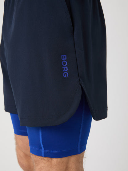 Bjorn Borg Ανδρικό Σορτς - Borg 2 In 1 Shorts - Night Sky