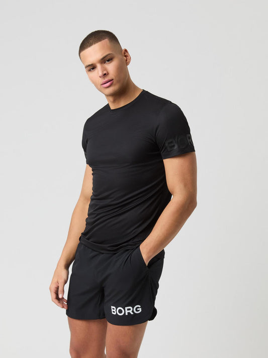 Bjorn Borg Ανδρικό T-Shirt - Borg Light T-Shirt - Black Beauty