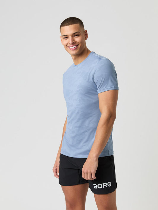 Bjorn Borg Ανδρικό T-Shirt - Borg Performance T-Shirt - Stonewash