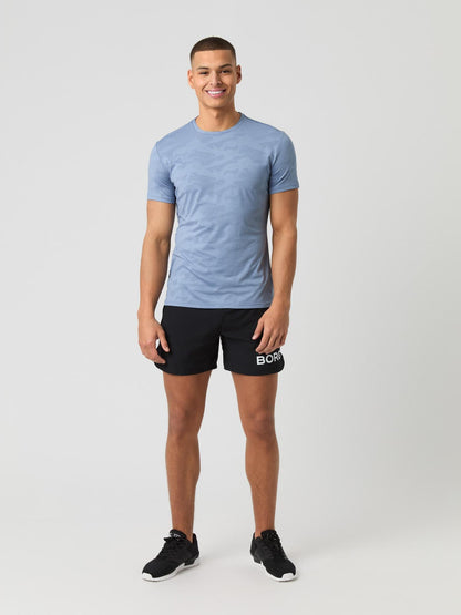 Bjorn Borg Ανδρικό T-Shirt - Borg Performance T-Shirt - Stonewash