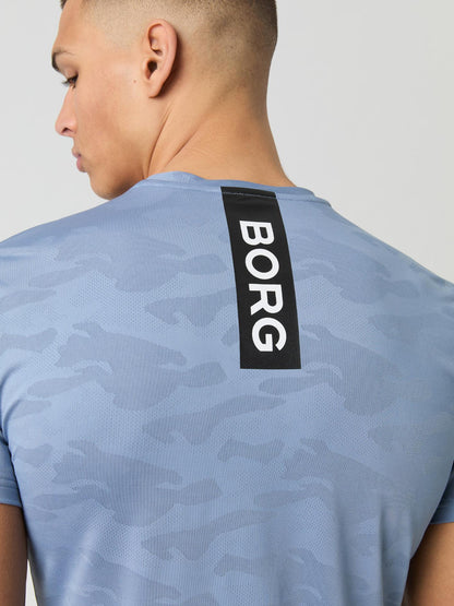 Bjorn Borg Ανδρικό T-Shirt - Borg Performance T-Shirt - Stonewash