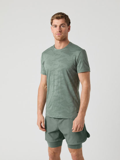 Bjorn Borg Ανδρικό T-Shirt - Borg Performance T-Shirt - Agave Green