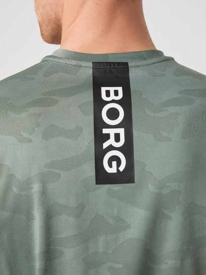 Bjorn Borg Ανδρικό T-Shirt - Borg Performance T-Shirt - Agave Green