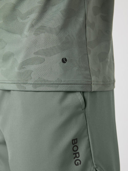 Bjorn Borg Ανδρικό T-Shirt - Borg Performance T-Shirt - Agave Green