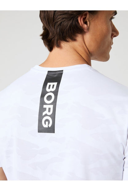 Bjorn Borg Ανδρικό T-Shirt - Borg Performance T-Shirt - Brilliant White