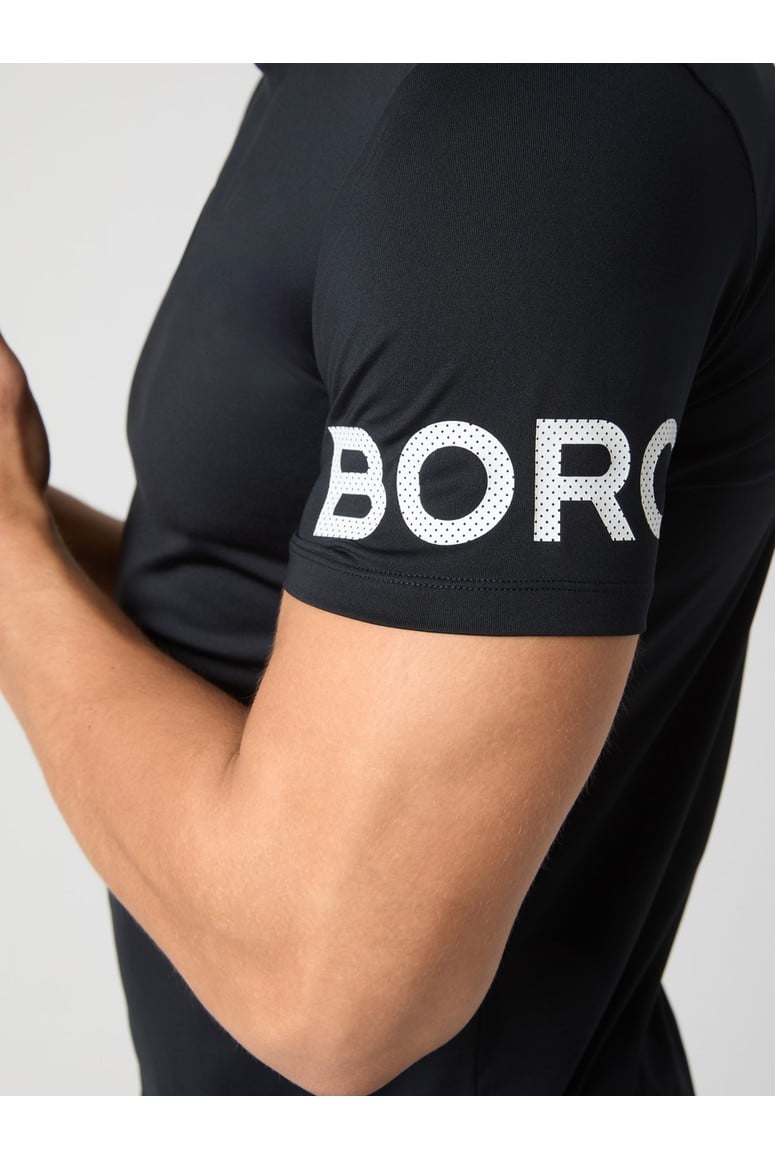 Bjorn Borg Ανδρικό T-Shirt - Borg T-Shirt - Black Beauty