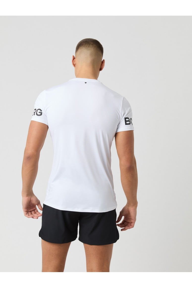 Bjorn Borg Ανδρικό T-Shirt - Borg T-Shirt - Brilliant White