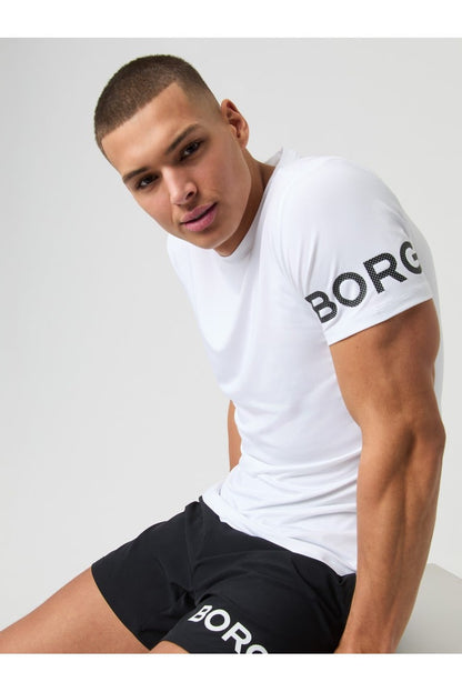 Bjorn Borg Ανδρικό T-Shirt - Borg T-Shirt - Brilliant White