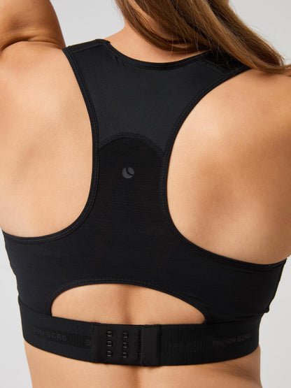 Bjorn Borg Γυναικείο Αθλητικό Μπουστάκι - High Support Bra - Black Beauty