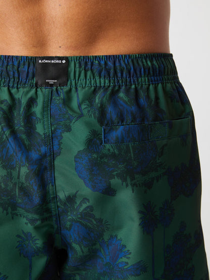 Bjorn Borg Ανδρικό Μαγιό - Borg Print Swim Shorts - BB Palm Beach Big 1