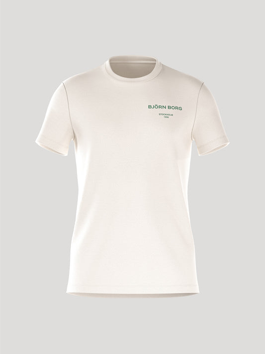 Bjorn Borg Ανδρικό T-Shirt - Borg Essential 1 T-Shirt - Egret
