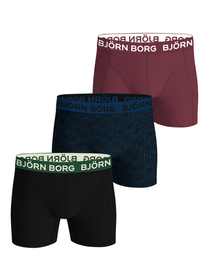 Bjorn Borg Ανδρικά Εσώρουχα 3τεμ. - Cotton Stretch Boxers 3p - Multicolor