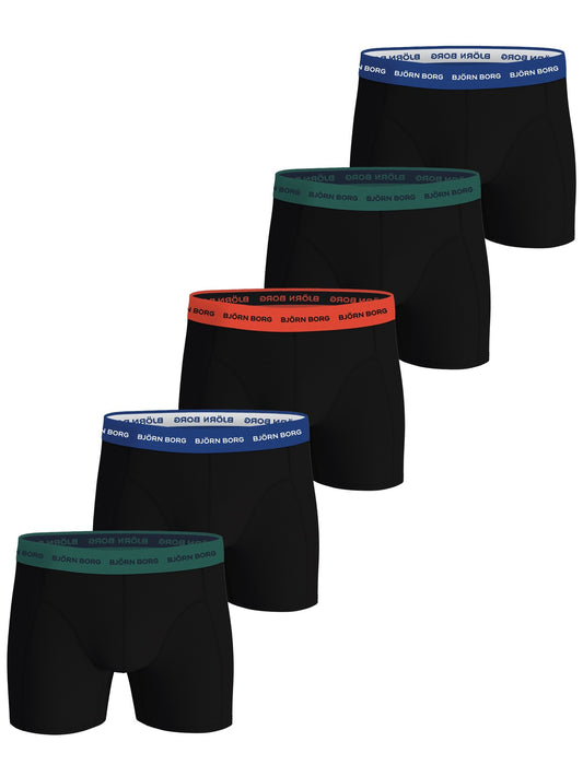 Bjorn Borg Ανδρικά Εσώρουχα 5τεμ. - Cotton Stretch Boxers 5p - Multicolor
