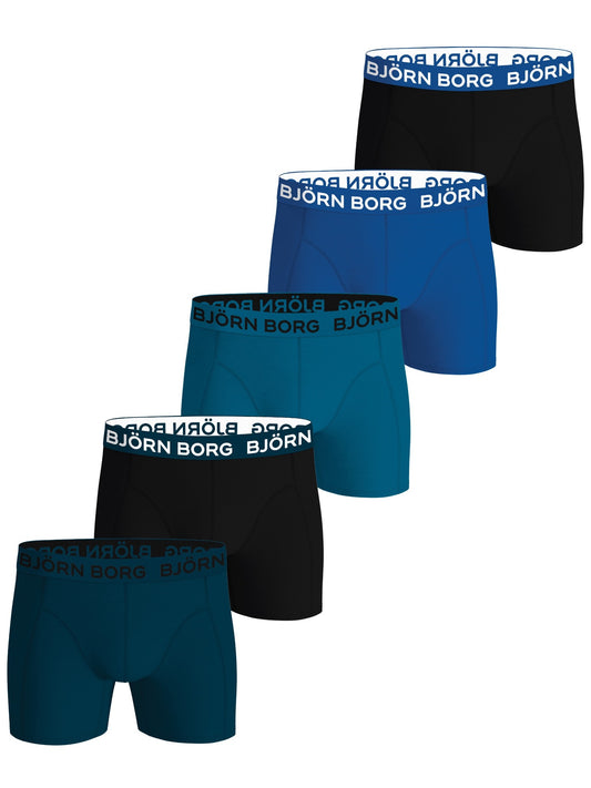 Bjorn Borg Ανδρικά Εσώρουχα 5τεμ. - Cotton Stretch Boxers 5p - Multicolor