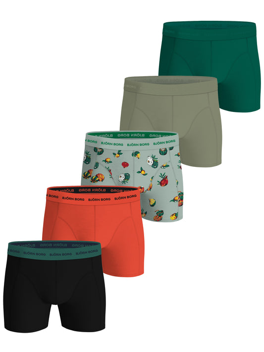 Bjorn Borg Ανδρικά Εσώρουχα 5τεμ. - Cotton Stretch Boxers 5p - Multicolor