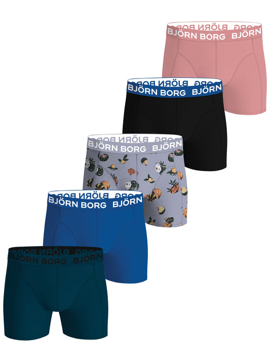 Bjorn Borg Ανδρικά Εσώρουχα 5τεμ. - Cotton Stretch Boxers 5p - Multicolor