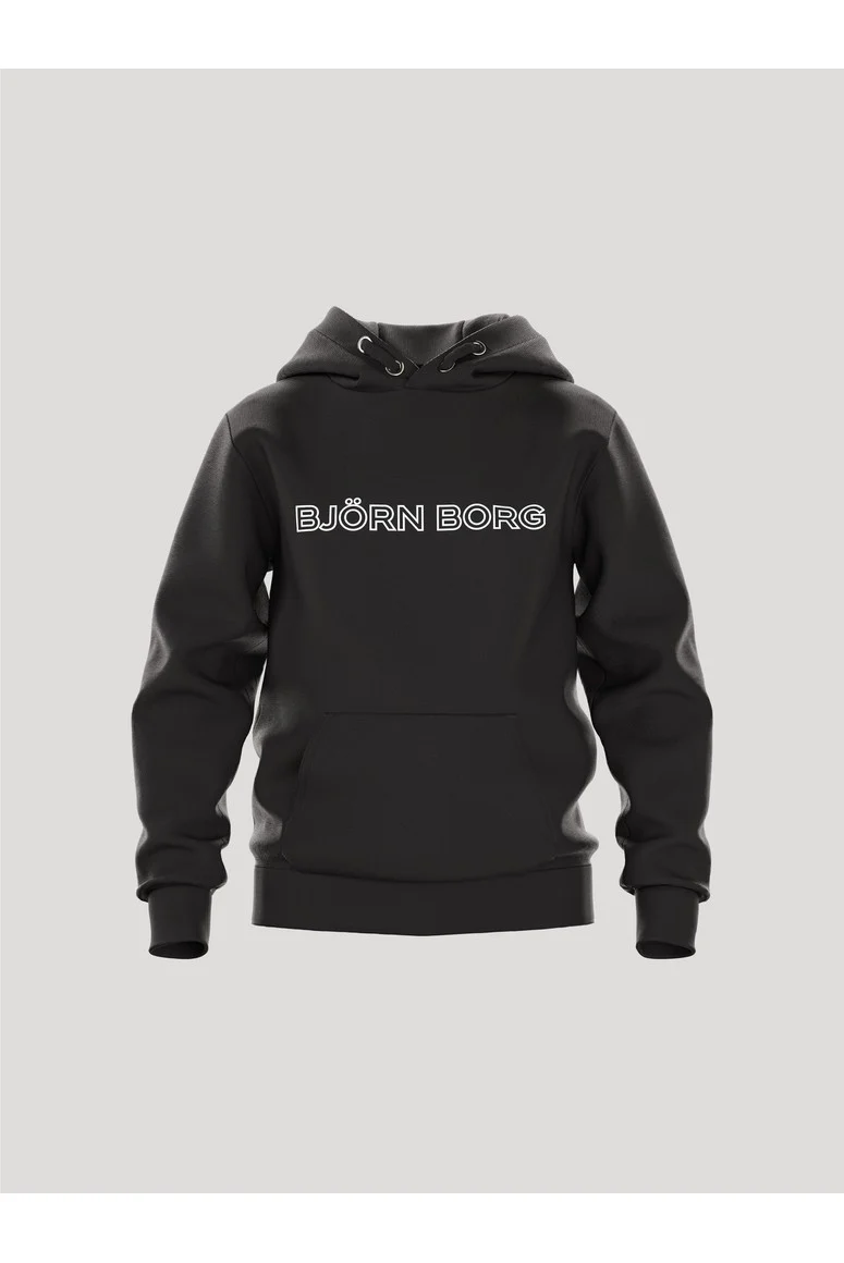Bjorn Borg Παιδικό Φούτερ Με Κουκούλα - Essential 3 Hoodie - Black Beauty