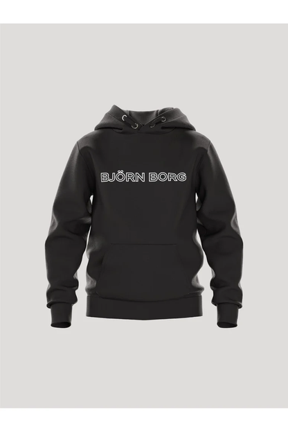 Bjorn Borg Παιδικό Φούτερ Με Κουκούλα - Essential 3 Hoodie - Black Beauty