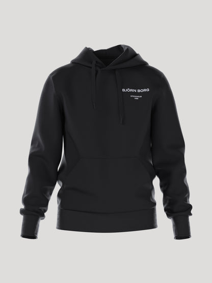Bjorn Borg Ανδρικό Φούτερ Με Κουκούλα - Borg Essential 1 Hoodie - Black Beauty