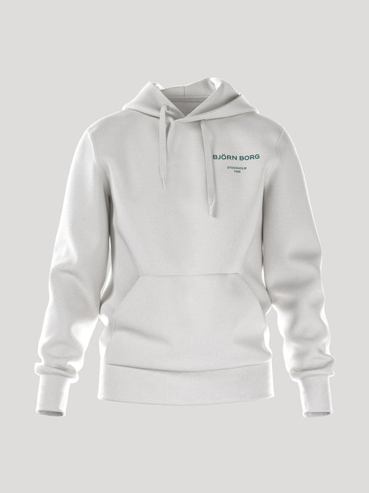 Bjorn Borg Ανδρικό Φούτερ Με Κουκούλα - Borg Essential 1 Hoodie - Cloud Dancer