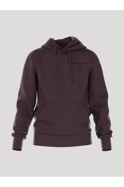 Bjorn Borg Ανδρικό Φούτερ Με Κουκούλα - Borg Essential 1 Hoodie - Fudge