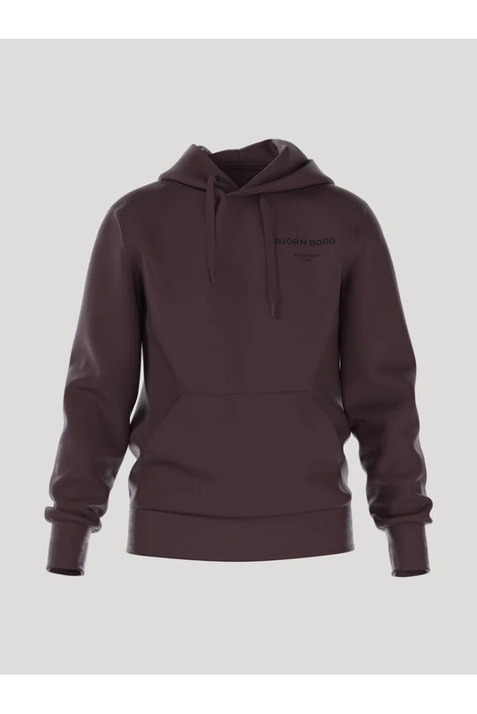 Bjorn Borg Ανδρικό Φούτερ Με Κουκούλα - Borg Essential 1 Hoodie - Fudge
