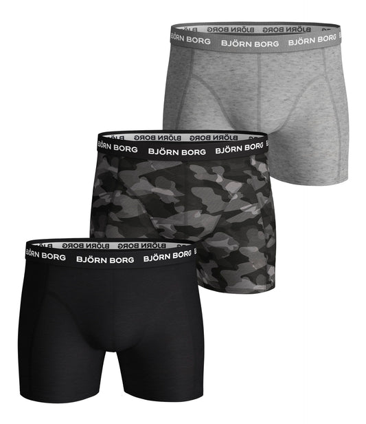 Bjorn Borg Ανδρικά Εσώρουχα 3τεμ. - Cotton Stretch Boxers 3p - Multipack 8