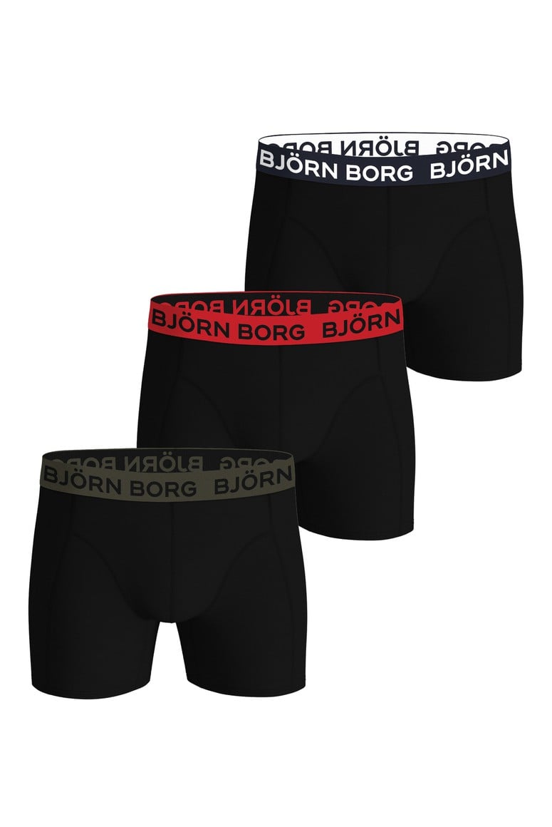 Bjorn Borg Ανδρικά Εσώρουχα 3τεμ. - Cotton Stretch Boxers 3p - Multipack 5
