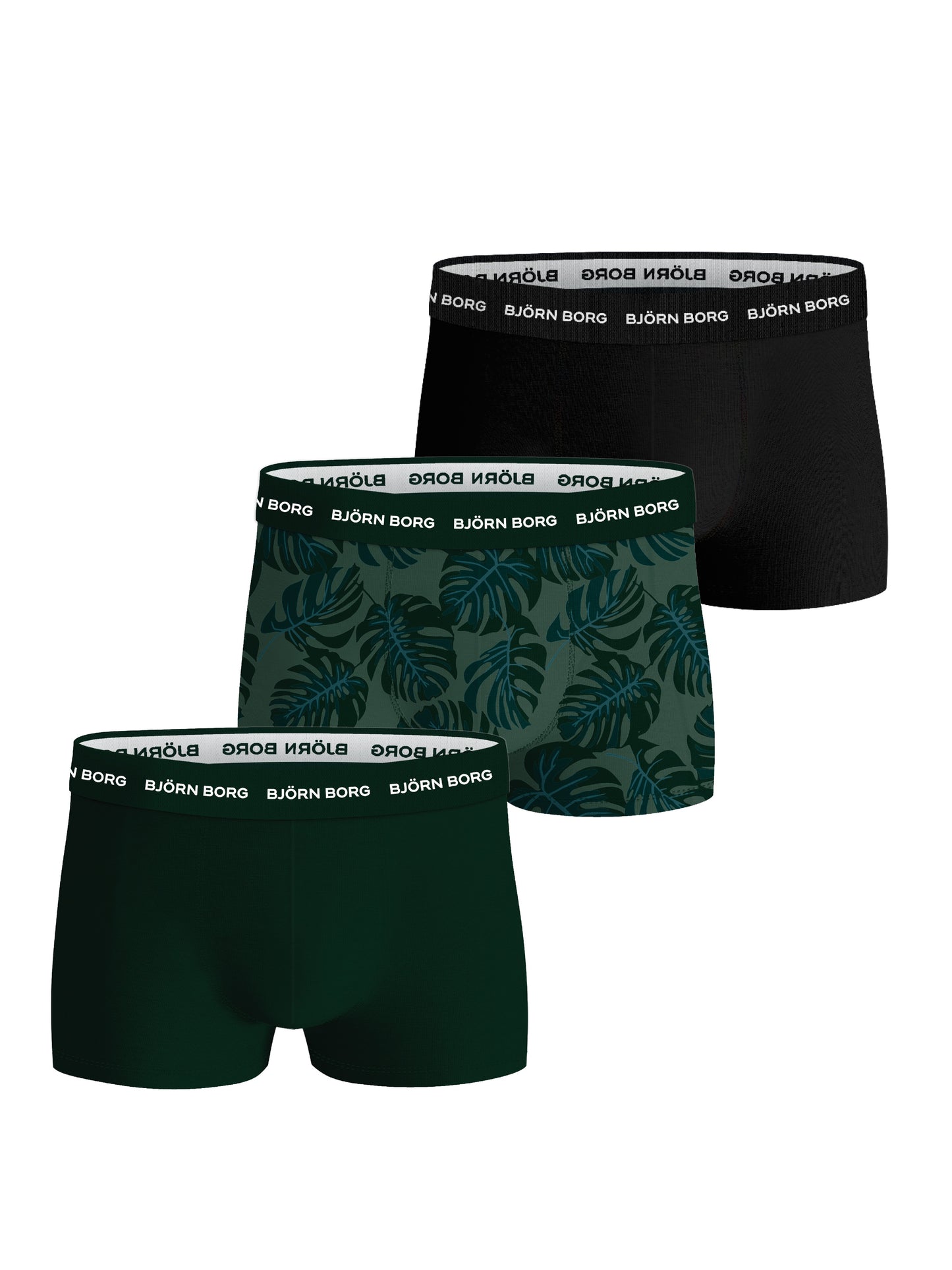 Bjorn Borg Ανδρικά Εσώρουχα 3τεμ. - Cotton Stretch Trunk 3p - Multicolor