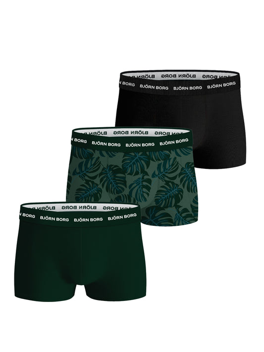 Bjorn Borg Ανδρικά Εσώρουχα 3τεμ. - Cotton Stretch Trunk 3p - Multicolor