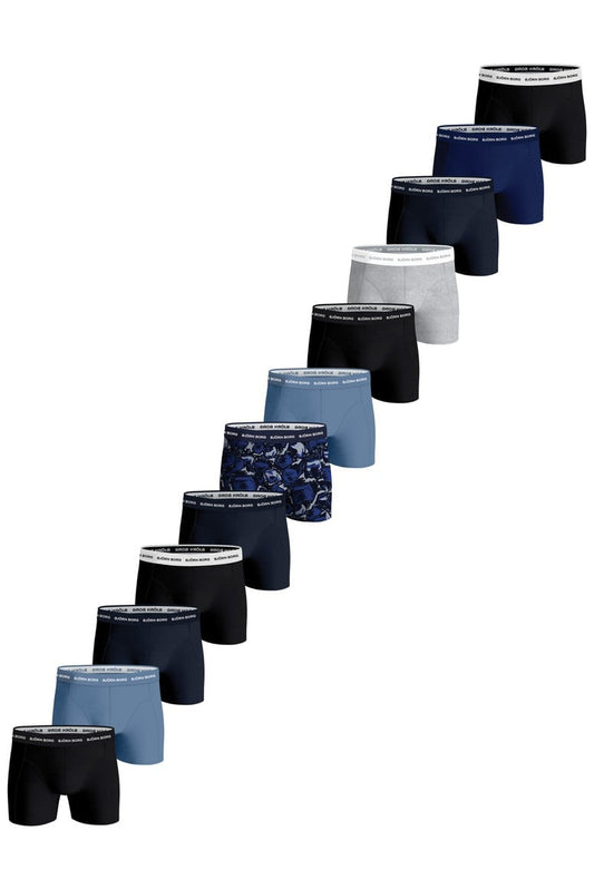 Bjorn Borg Ανδρικά Εσώρουχα 12τεμ. - Cotton Stretch Boxers 12p -  Multipack 3