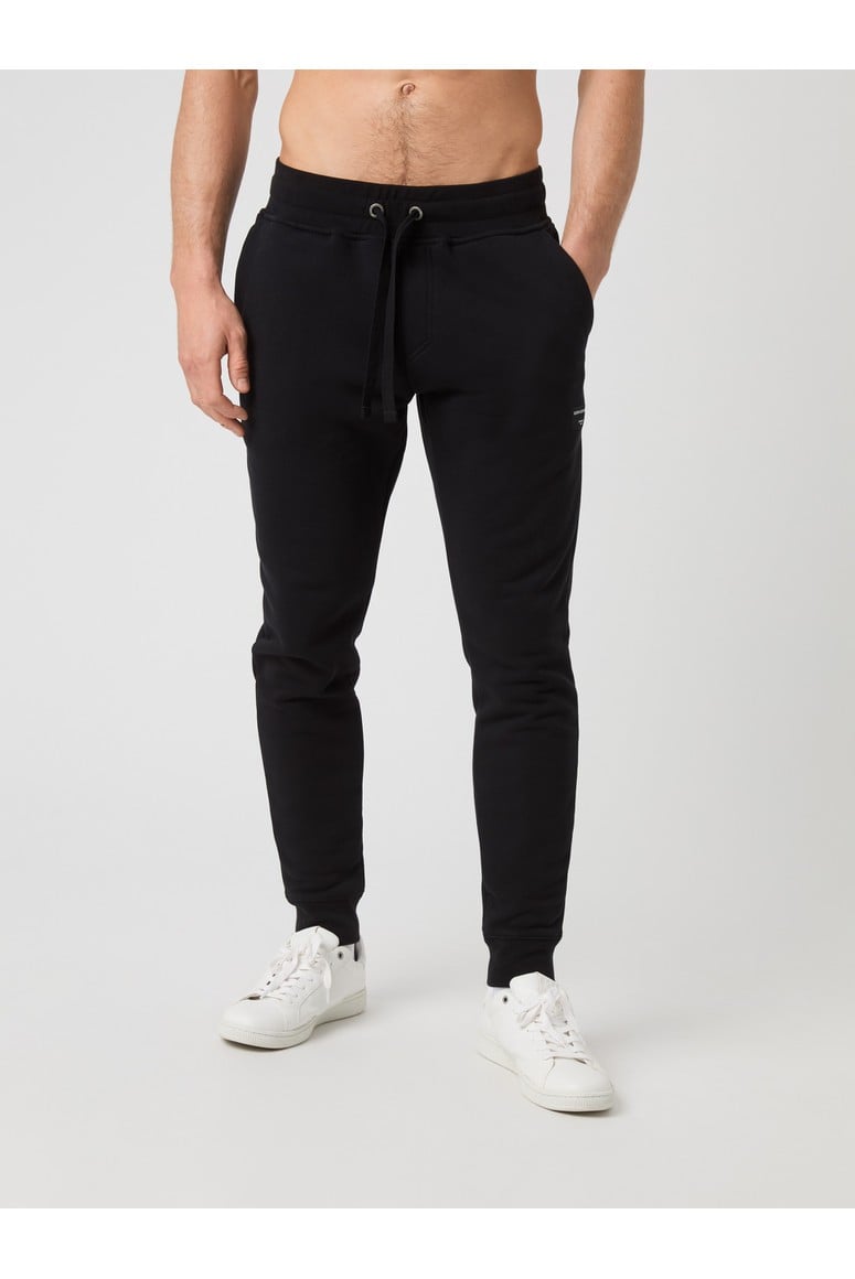 Bjorn Borg Ανδρικό Παντελόνι Φόρμας - Centre Tapered Sweatpants - Black Beauty