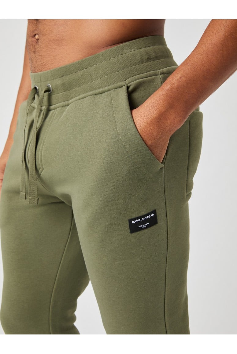 Bjorn Borg Ανδρικό Παντελόνι Φόρμας - Centre Tapered Sweatpants - Dusty Olive