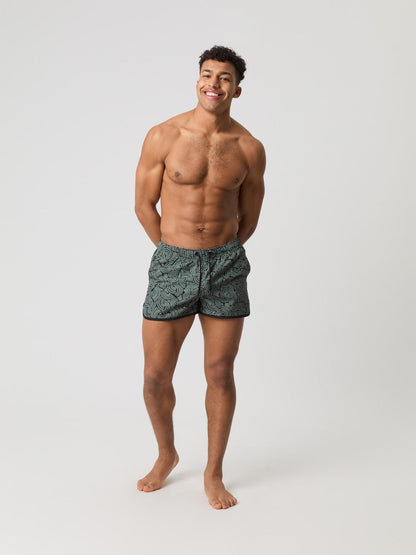 Bjorn Borg Ανδρικό Μαγιό Σόρτς - Borg Retro Print Swim Shorts - Tune Big 1