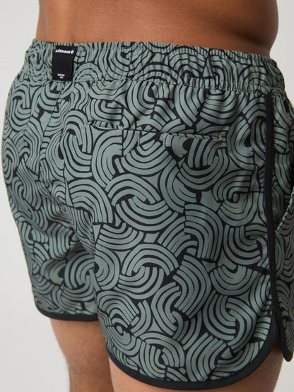 Bjorn Borg Ανδρικό Μαγιό Σόρτς - Borg Retro Print Swim Shorts - Tune Big 1
