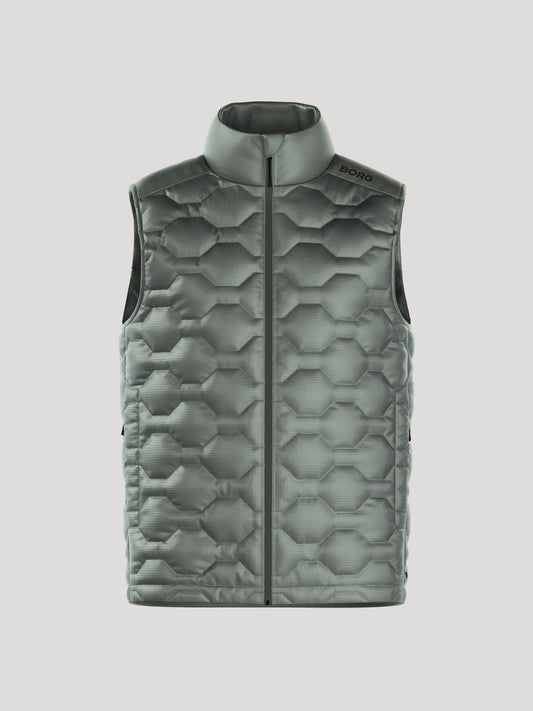 Bjorn Borg Ανδρικό Αμάνικο Μπουφάν - Down Liner Vest - Green