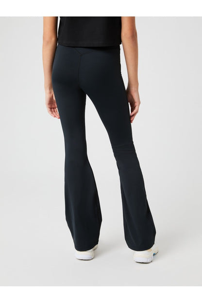 Bjorn Borg Παιδικό Παντελόνι Καμπάνα - Flare Leggings -  Black Beauty
