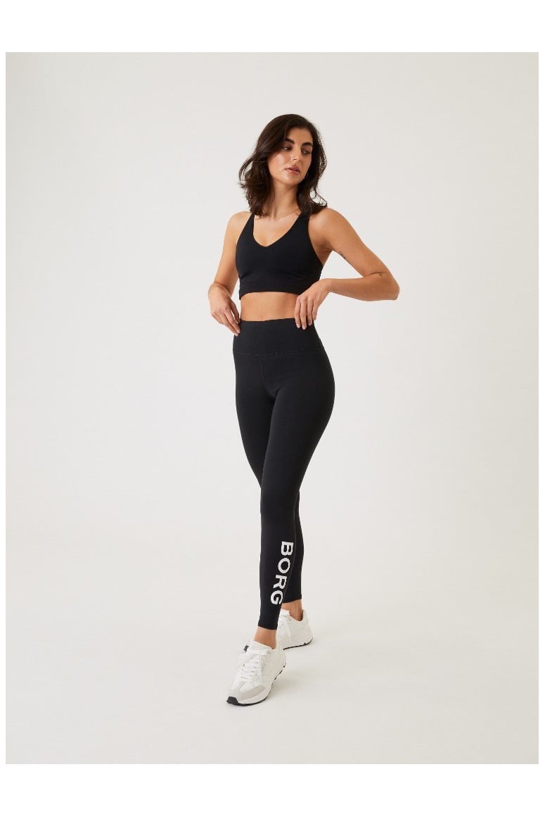 Bjorn Borg Γυναικείο Κολάν - Logo Tights - Black Beauty