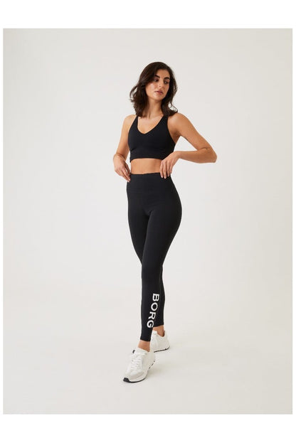 Bjorn Borg Γυναικείο Κολάν - Logo Tights - Black Beauty