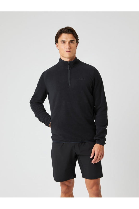 Bjorn Borg Ανδρικό Φούτερ fleece - Half Zip Fleece - Black Beauty