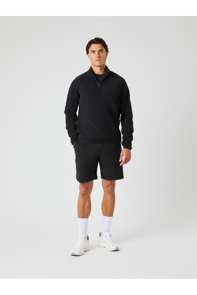 Bjorn Borg Ανδρικό Φούτερ fleece - Half Zip Fleece - Black Beauty