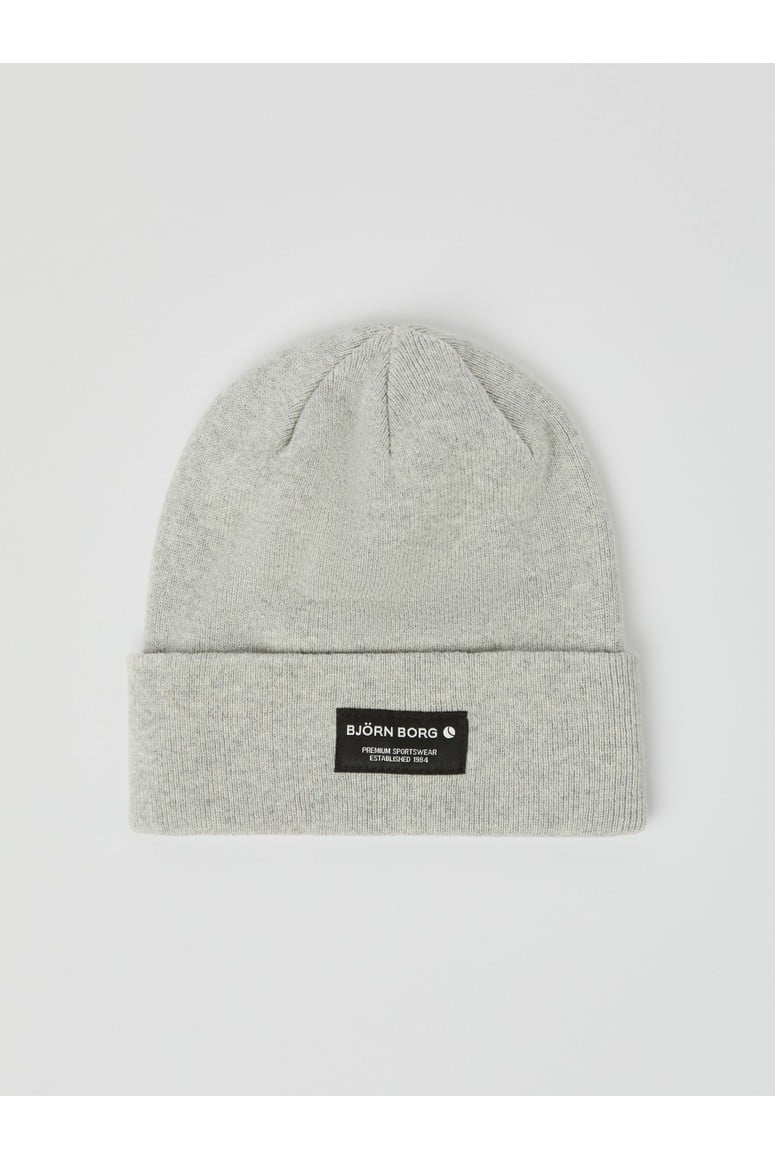 Bjorn Borg Σκούφος - Centre Beanie - Light Grey Melange