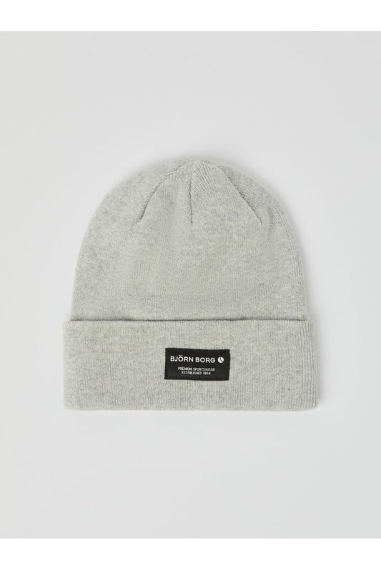 Bjorn Borg Σκούφος - Centre Beanie - Light Grey Melange