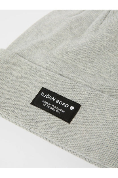 Bjorn Borg Σκούφος - Centre Beanie - Light Grey Melange