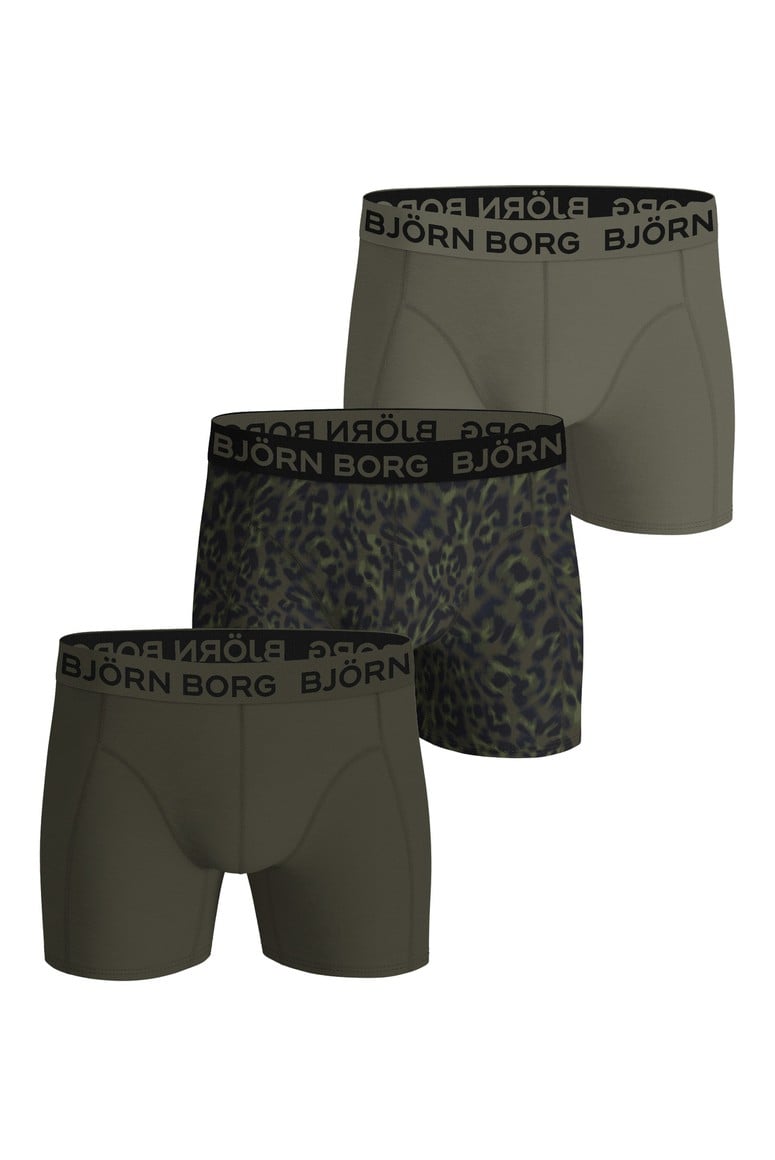Bjorn Borg Ανδρικά Εσώρουχα 3τεμ. - Cotton Stretch Boxers 3p - Multipack 4