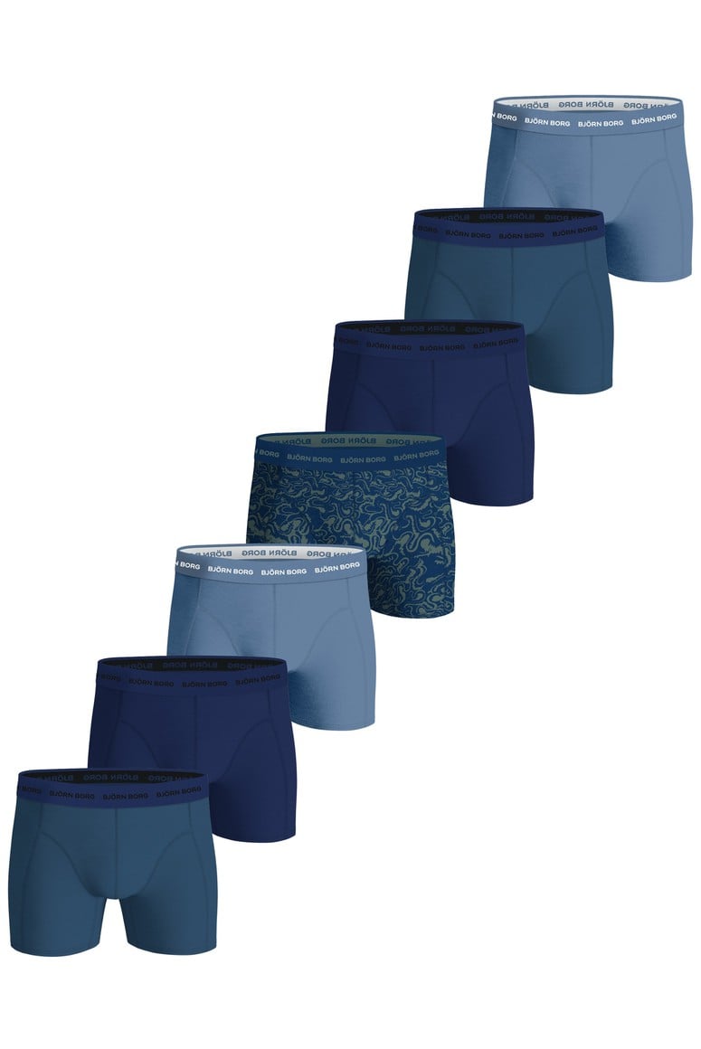Bjorn Borg Ανδρικά Εσώρουχα 7τεμ. - Cotton Stretch Boxers 7p -  Multipack 1