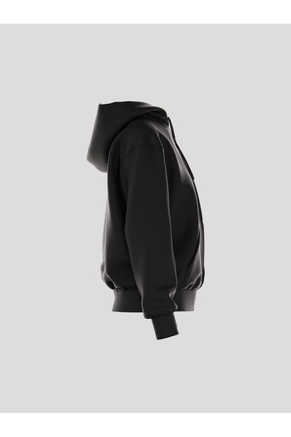 Bjorn Borg Ανδρική Ζακέτα Με Κουκούλα - Essential 1 Zip Hoodie - Black Beauty