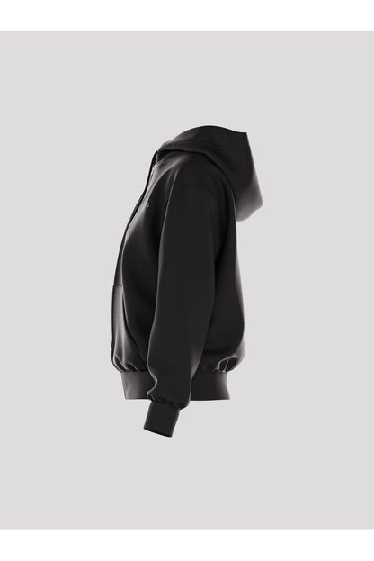 Bjorn Borg Ανδρική Ζακέτα Με Κουκούλα - Essential 1 Zip Hoodie - Black Beauty