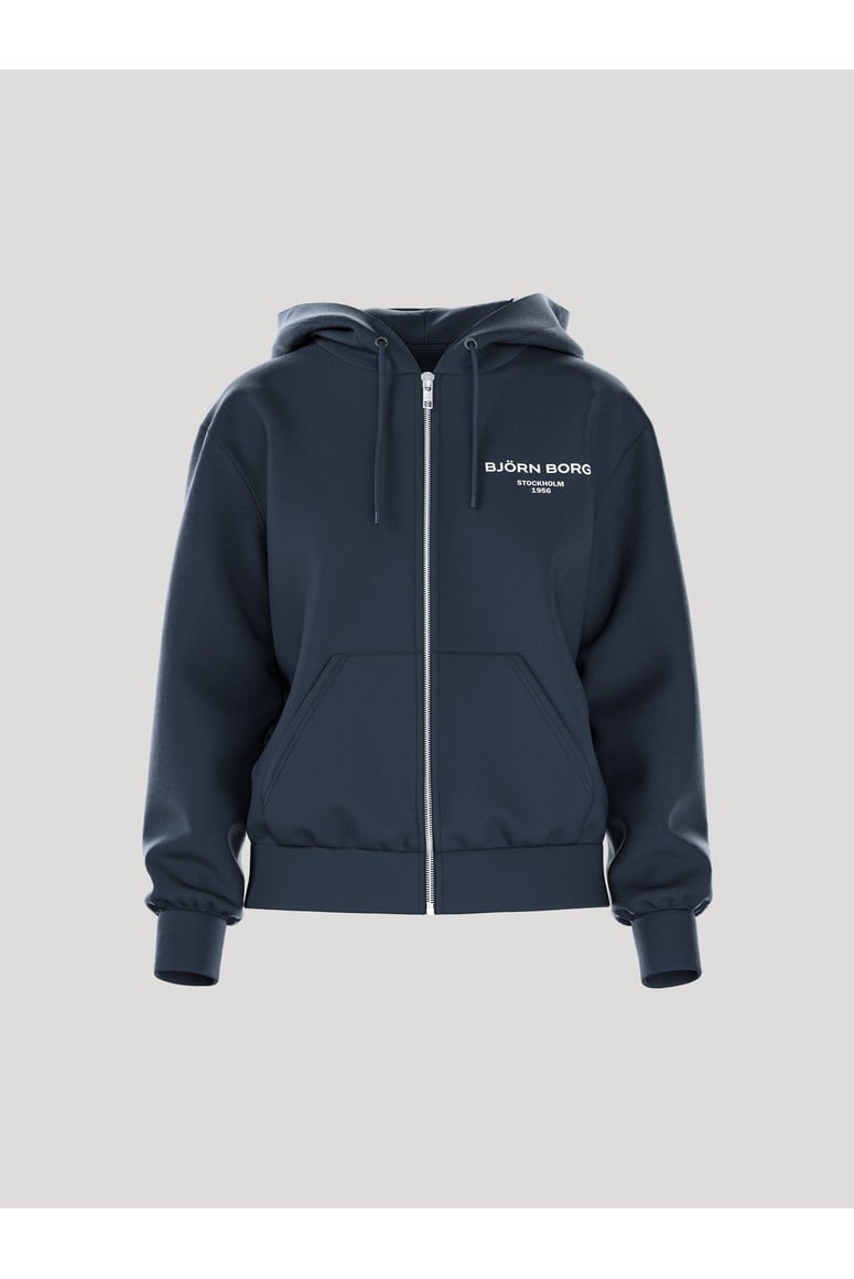 Bjorn Borg Ανδρική Ζακέτα Με Κουκούλα - Essential 1 Zip Hoodie - Outerspace